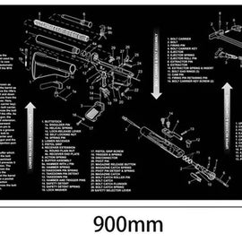 AR-15 Gun Cleaning Mat