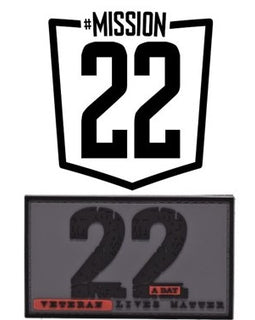 22 A Day - Veteran Lives Matter - PVC Patch