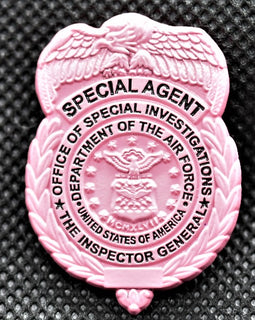 AFOSI Badge - Pink Lapel Pin - Tactically Suited