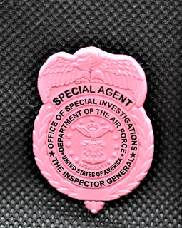 AFOSI Badge - Pink Lapel Pin - Tactically Suited