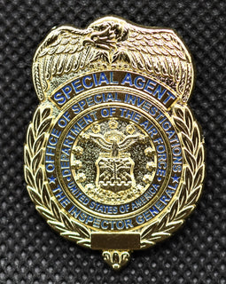 AFOSI Badge - Gold Lapel Pin (Shiny) - Tactically Suited