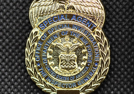 AFOSI Badge - Gold Lapel Pin (Shiny) - Tactically Suited