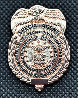 AFOSI Badge - Gold Lapel Pin (Subdued) - Tactically Suited