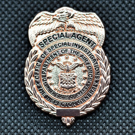 AFOSI Badge - Gold Lapel Pin (Subdued) - Tactically Suited