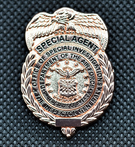 AFOSI Badge - Gold Lapel Pin (Subdued) - Tactically Suited