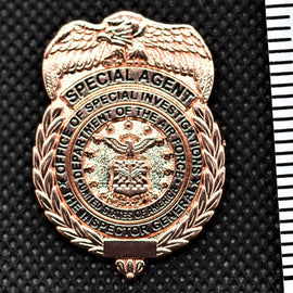 AFOSI Badge - Gold Lapel Pin (Subdued) - Tactically Suited