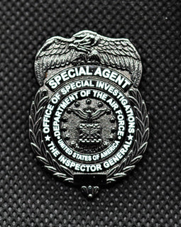 AFOSI Badge - Tactical Black Lapel Pin - Tactically Suited