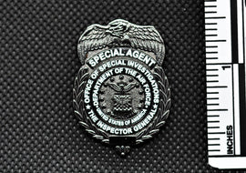 AFOSI Badge - Tactical Black Lapel Pin - Tactically Suited