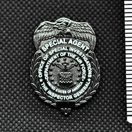 AFOSI Badge - Tactical Black Lapel Pin - Tactically Suited