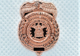 AFOSI 1" Mini Badge - Gold Lapel Pin (Subdued) - Tactically Suited
