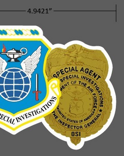 OSI Badge and Shield Sticker - Tactically Suited