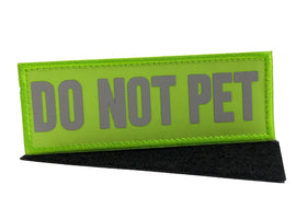 Reflective Do Not Pet Patch - Yellow