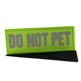 Reflective Do Not Pet Patch - Yellow