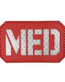 Reflective MED Patch - Red