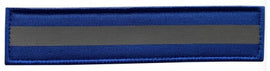 Long Reflective Patch Blue Background