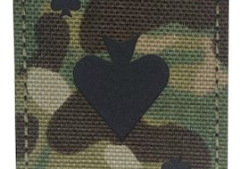 Reflective Poker Ace Patch - Multicam