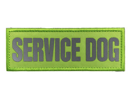 Reflective Service Dog Patch Yellow