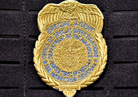 Gold OSI Badge Patch (Velcro Backed) - Tactically Suited