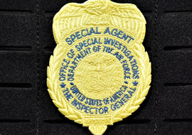 Yellow OSI Badge Patch (Velcro Backed) - Tactically Suited