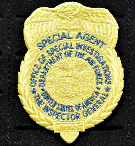 Yellow OSI Badge Patch (Velcro Backed) - Tactically Suited