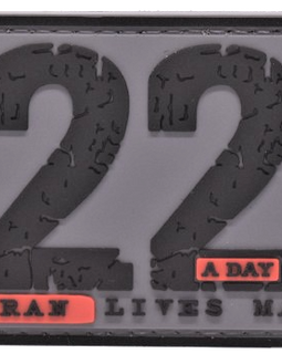 22 A Day - Veteran Lives Matter - PVC Patch