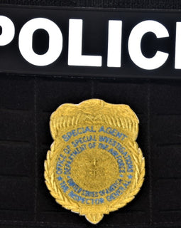 Gold OSI Badge Patch (Velcro Backed) - Tactically Suited