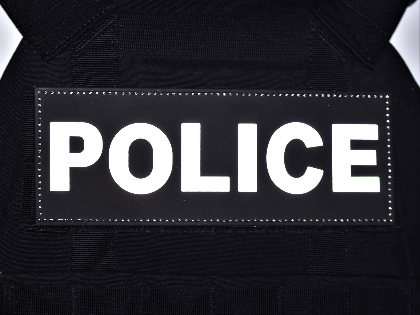 Police patch for plate carrier on sale