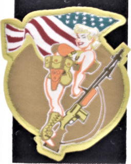 Pin Up Girl With Rifle