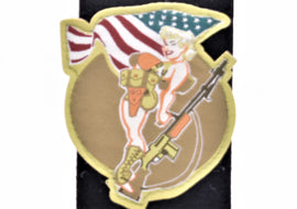 Pin Up Girl With Rifle