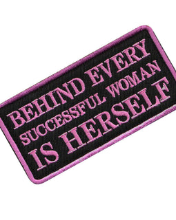 Behind Every Successful Woman IS HERSELF