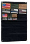 Small Velcro Wall Patch Display - Black - 15.75" by 23.5" - Tactically Suited