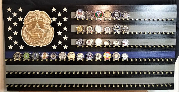 Amazon.com - XnaSu America Us Flag Challenge Coin Display
