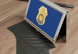 Army CID Badge - Business Card Holder