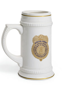 OSI Badge and Shield Beer Stein Mug
