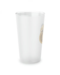 OSI Badge Frosted Pint Glass, 16oz