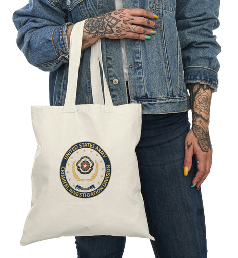Army CID Badge and Seal Natural Tote Bag