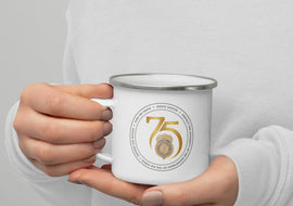 OSI 75th Anniversary Metal Enamel Mug