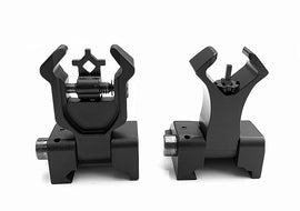 Diamond Tactical Flip-Up Aluminum Sights (Front and Rear Set)