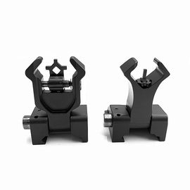 Diamond Tactical Flip-Up Aluminum Sights (Front and Rear Set)