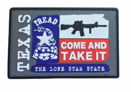 Texas The Lone Star State, Come and Take It PVC Patch