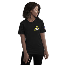 Al Udeid Triangle K and Fire Camel - Short-Sleeve T-Shirt