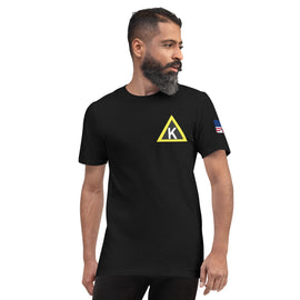 Al Udeid Triangle K and Pizza Cat - Short-Sleeve T-Shirt