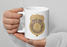 AFOSI Badge and Shield Coffee Mug - White