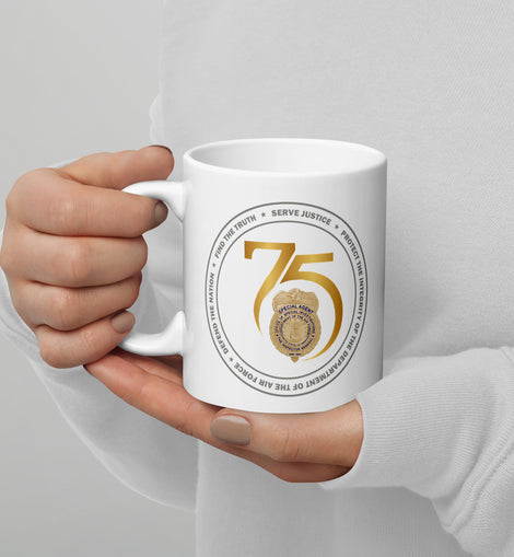 OSI 75th Anniversary Ceramic Mug - White