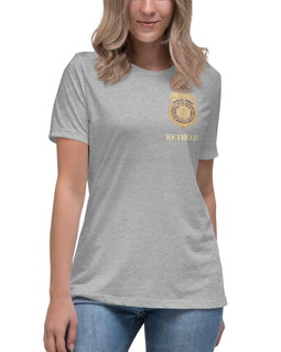 Retired OSI Badge and Shield - Relaxed T-Shirt - Women's