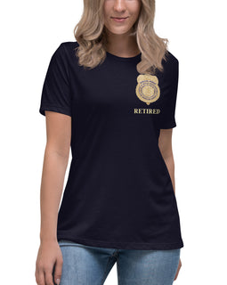 Retired OSI Badge and Shield - Relaxed T-Shirt - Women's