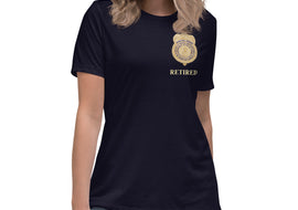 Retired OSI Badge and Shield - Relaxed T-Shirt - Women's
