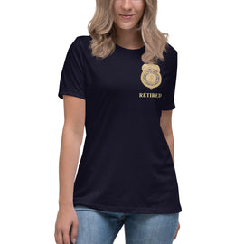 Retired OSI Badge and Shield - Relaxed T-Shirt - Women's